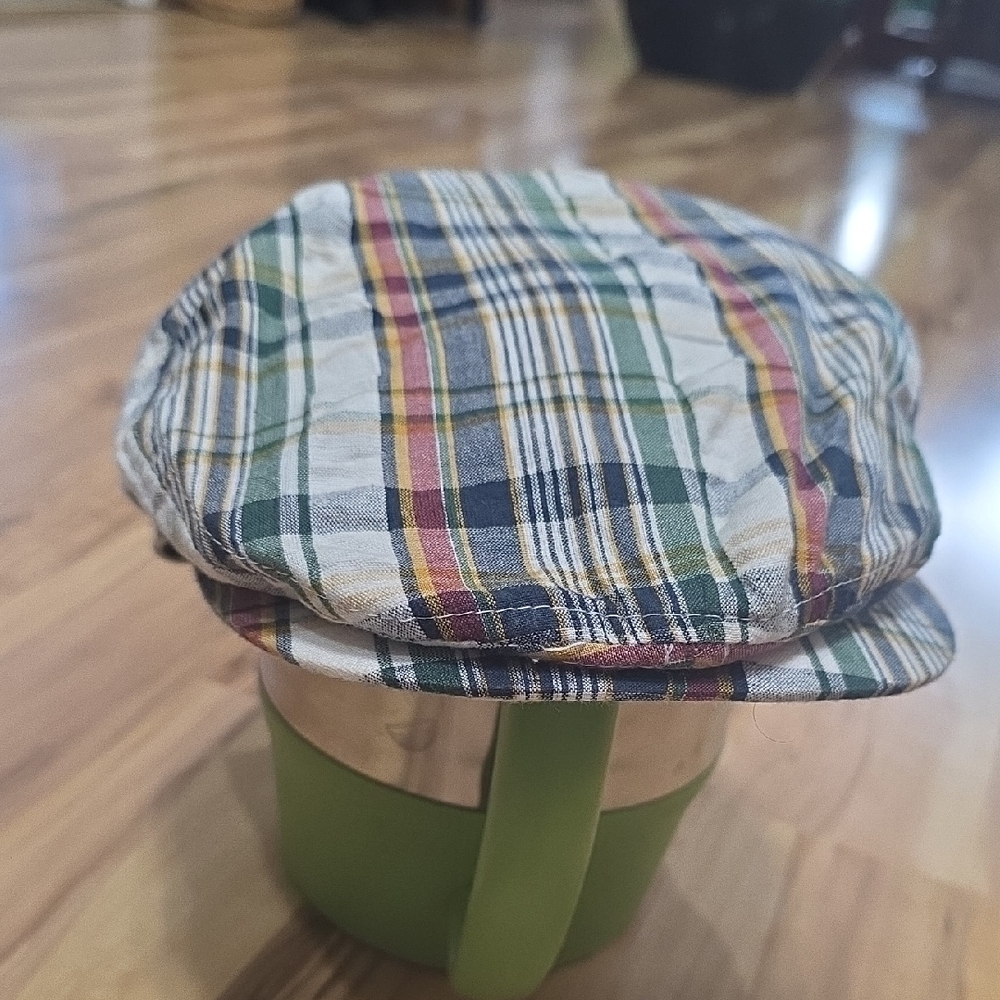 Dockers Multicolor Plaid Driver Cap